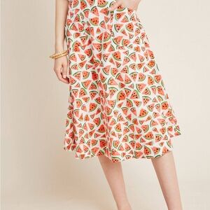 Anthropologie Conversations Limited Edition Capsule Print Top Size 8